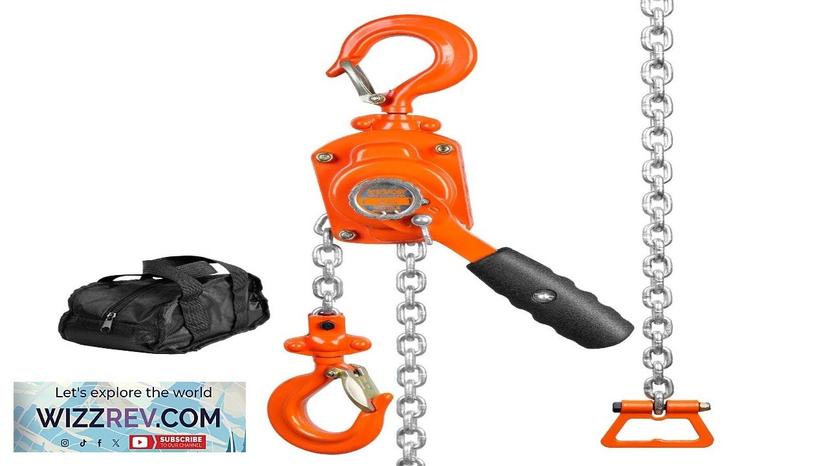 VEVOR Manual Lever Chain Hoist 1/2 Ton 1100 lbs Capacity 5 FT Review