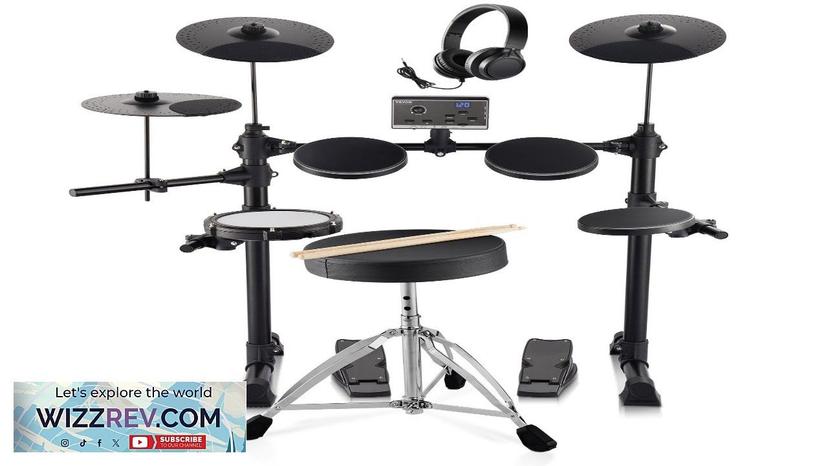 VEVOR Electric Drum Set Electronic Drum Kit 150 Sounds for Beginners Review