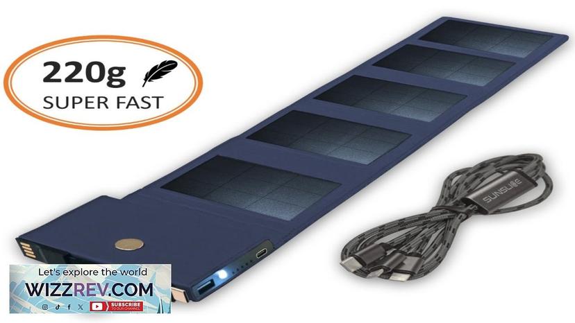 Sunslice Photon Solar Powerbank for Smartphones – Super Compact Lightweight and Portable Review