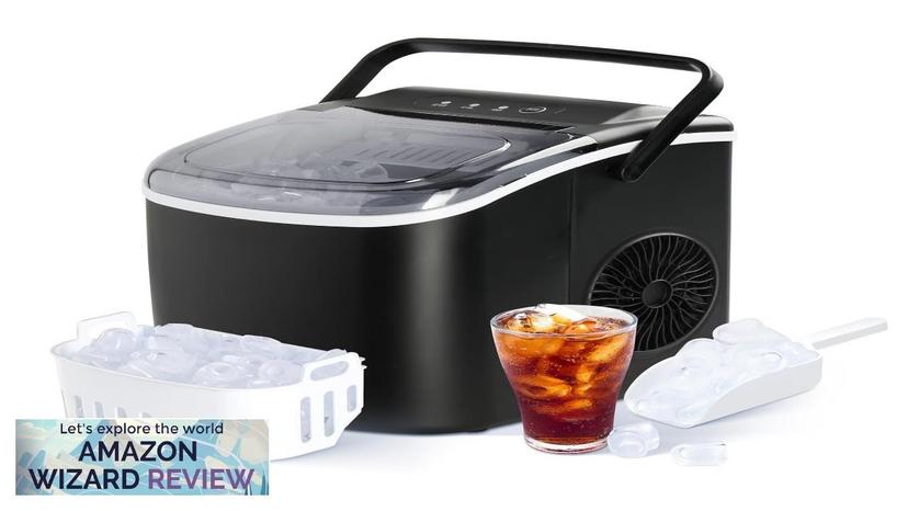 Simple Deluxe Countertop Ice Maker Machine 6 Mins 9 Bullet Ice 26lbs Review