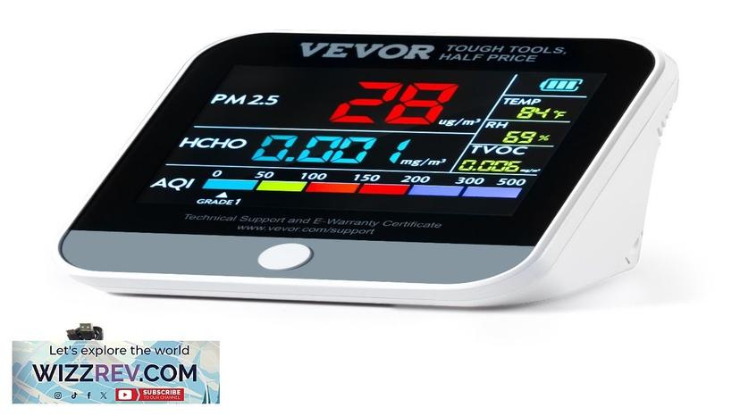 VEVOR Mini Air Quality Monitor 8-IN-1 Professional PM2.5 PM10 PM1.0 Particle Counter Review