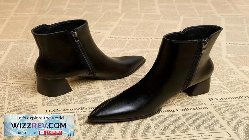 2024 Spring and Autumn New British Style Thin and Thin Women's Boots Review