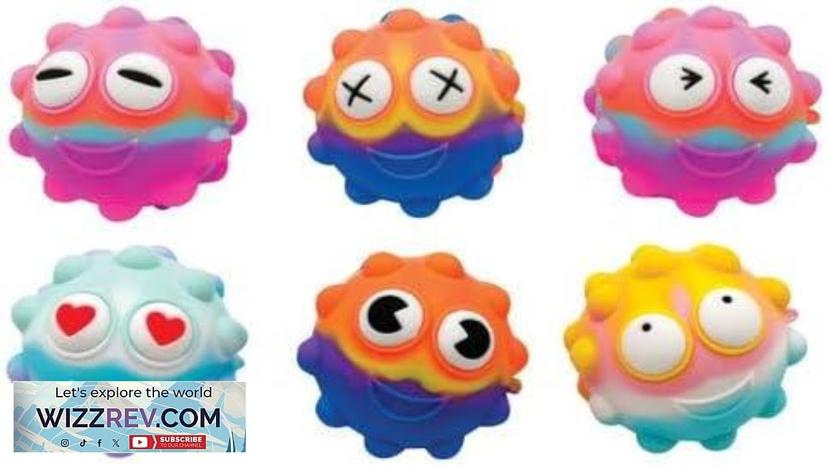 Raymond Geddes Pop N Emoticon Balls (12 Per Pack) Tie-Dye Color Review