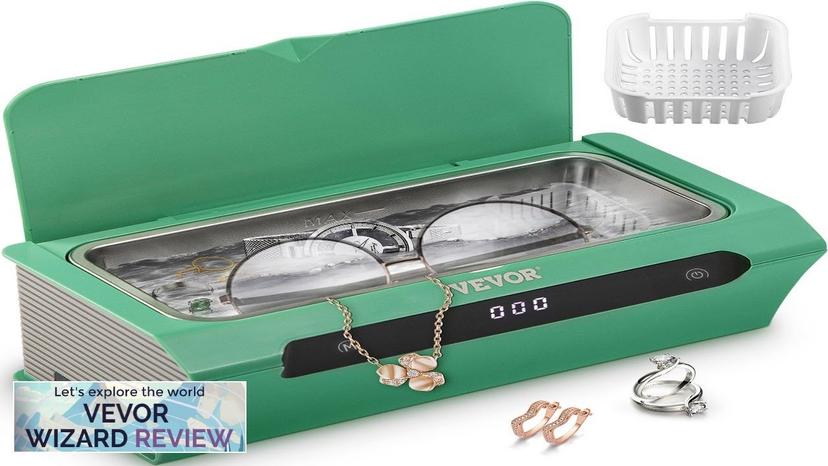 VEVOR Ultrasonic Jewelry Cleaner 45 kHz 500ML Professional Ultra Sonic Cleaner w/Touch Review