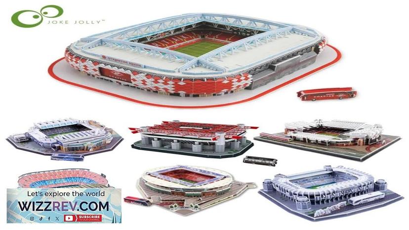 DIY 3D Puzzle Jigsaw World Football Stadium European Soccer Playground Assembled Building Review