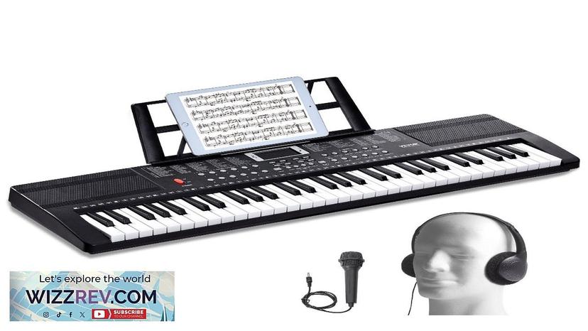 VEVOR 61 Key Digital Keyboard Piano Electric Portable 200 Tones 200 Rhythms Review