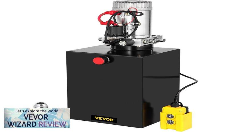 VEVOR 20 Quart Hydraulic Pump Single Acting Hydraulic Dump Trailer Pump 3200 Review