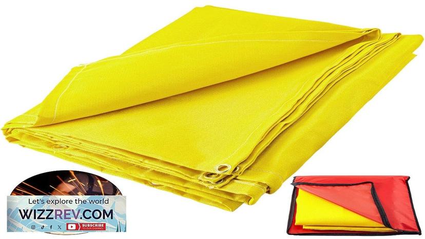 VEVOR 10 x 10 Ft Welding Blanket Gold Fiberglass Blanket Portable Fiberglass Review