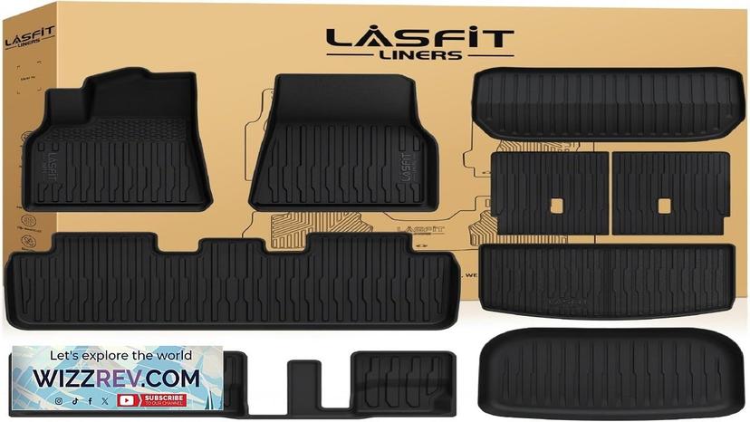 LASFIT 9PCS Floor Mats for Tesla Model Y 7 Seater 2024 2023-2020 Review