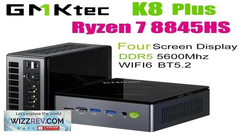 GMKtec K8 Plus AMD Ryzen 7 8845HS Mini PC Windows 11 DDR5 Review