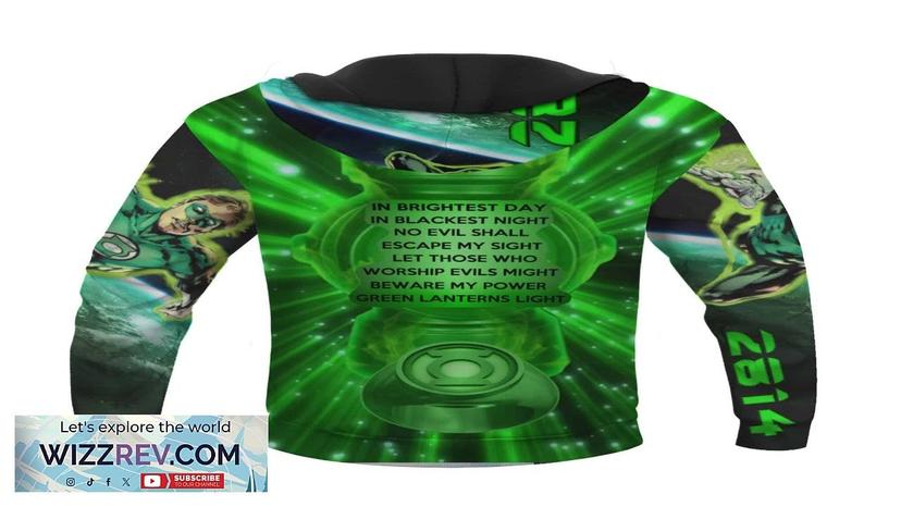 Great Mike’s 2814 Green Lantern Cool Quote Pullover Hoodie Review