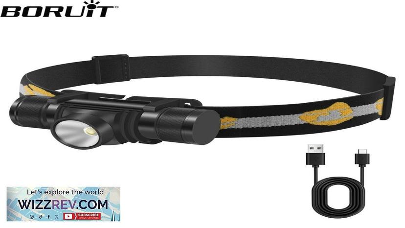 BORUiT D10 L2 LED Headlamp Powerful 3000LM Waterproof Headlight USB Rechargeable 18650 Review