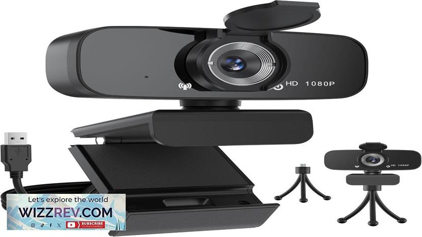 1080P HD Webcam with Microphone for Desktop USB Computer Camera with Web Review