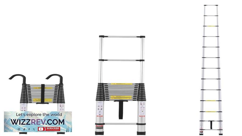 VEVOR Telescoping Extension Ladder 16.4FT Multi-button Retraction 375 LBS Review