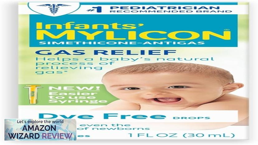 MYLICON Infants Gas Relief Drops for Infants and Babies Dye Free Formula Review