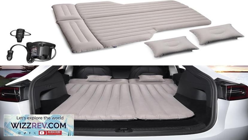 BASENOR 2024 Upgrade Tesla Bed Mattresses Portable Camping Air Bed Cushion Review