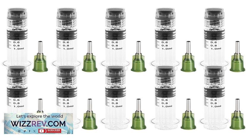 VEVOR 100 PCS Borosilicate Glass Luer Lock Syringe 1mL Reusable Glass Syringes Review