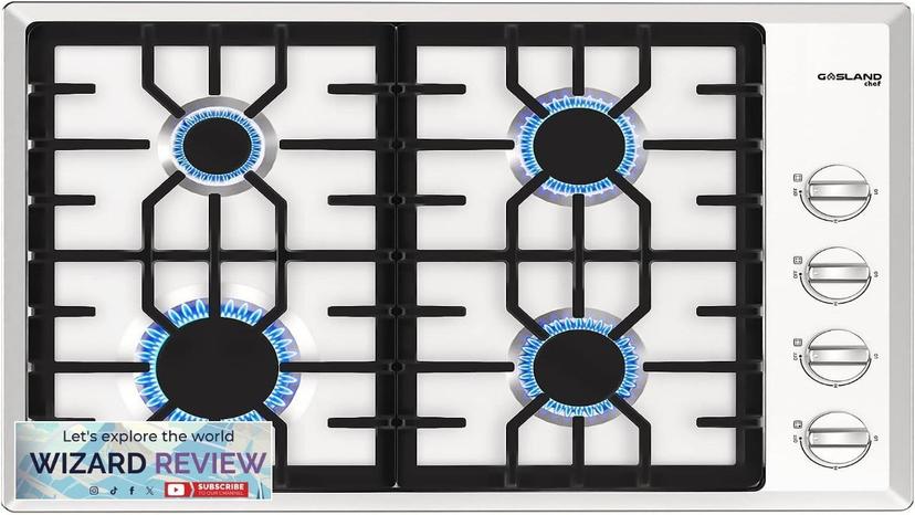 GASLAND 30 Inch Gas Cooktop GH1304SS Drop in Gas Stovetop 28300 BTU Review