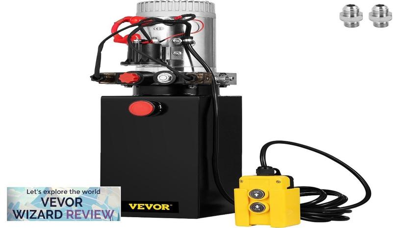 VEVOR Hydraulic Power Unit 10 Quart Hydraulic Pump Double Acting Power Unit Review