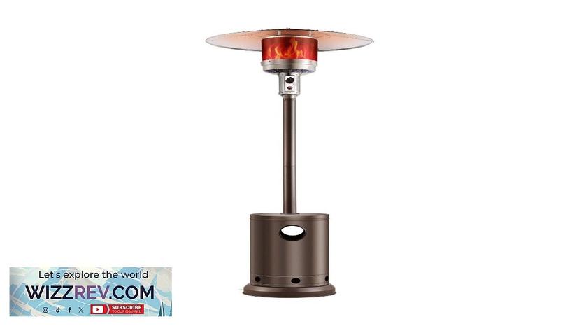 VEVOR Propane Patio Heater 50000BTU Tall Hammered w/Round Table Outdoor Bronze Review