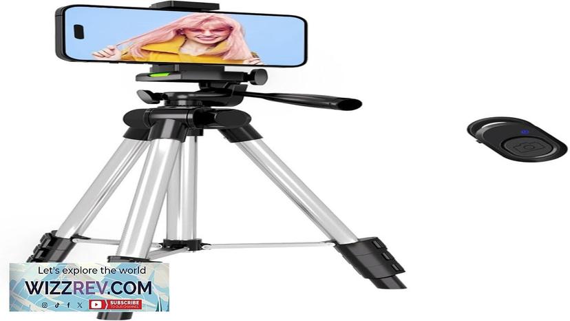 Phone Tripod Lusweimi 44-inch iPhone Tripod with Phone Holder Mount/Wireless Remote Review