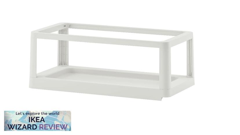 HÅLLBAR IKEA Pull-out frame for recycling light gray Review