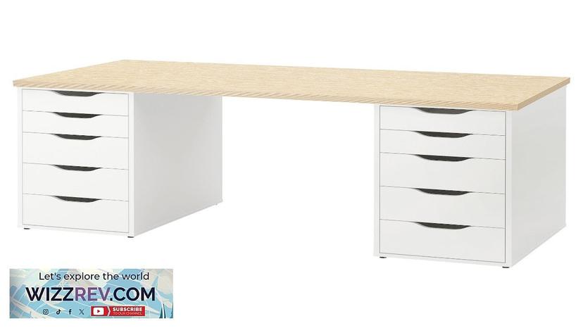 MITTCIRKEL / ALEX IKEA Desk lively pine effect white Review