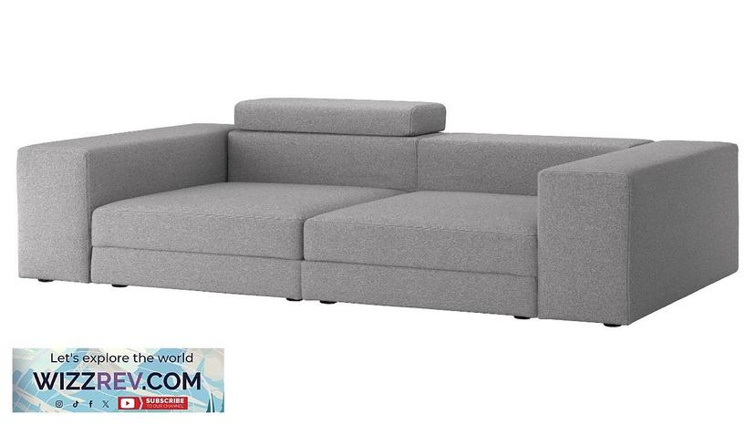 JÄTTEBO IKEA Modular loveseat with headrest/Tonerud gray Review