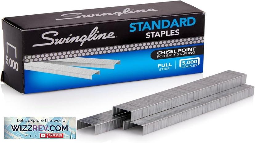 Swingline Staples Standard Staplers for Desktop Staplers 1/4" Length 210/Strip 5000/Box Review