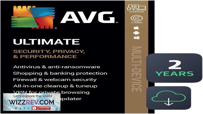 AVG Ultimate 2024 Antivirus+Cleaner+VPN 10 Devices 2 Year Subscription  Download Review