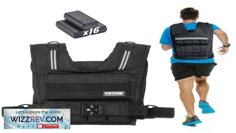 VEVOR 35lb Adjustable Weighted Vest for Men Women Strength Training Running Review