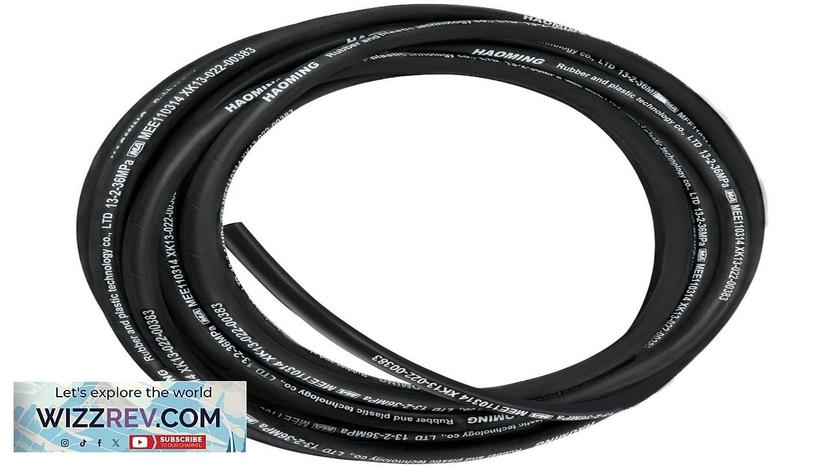 VEVOR Hydraulic Hose 50 Feet Rubber Hydraulic Hoses with 2 High-Tensile Steel Review