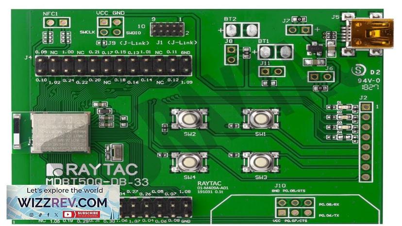 Bluetooth Low Energy Module Development Board MDBT50Q-DB-33 Review