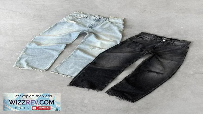 Y2K Big Boy Jeans for Men Streetwear Baggy Jeans Embroidery Denim Leisure Review