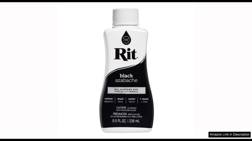 Rit Dye 88150 All Purpose Liquid Dye, Black, 8 Fl Oz Review