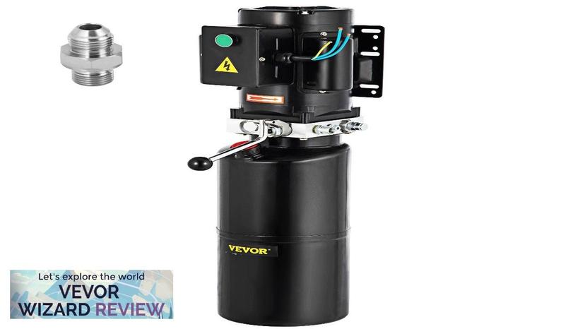 VEVOR 110V 2.64 Gallon Hydraulic Power Unit Automotive Hydraulic Pump Dump Trailer Review