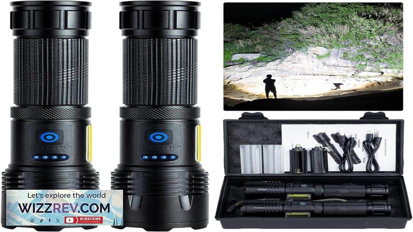 Rechargeable LED Flashlights High Lumen990000 Lumens Super Bright FlashlightPowerful Review