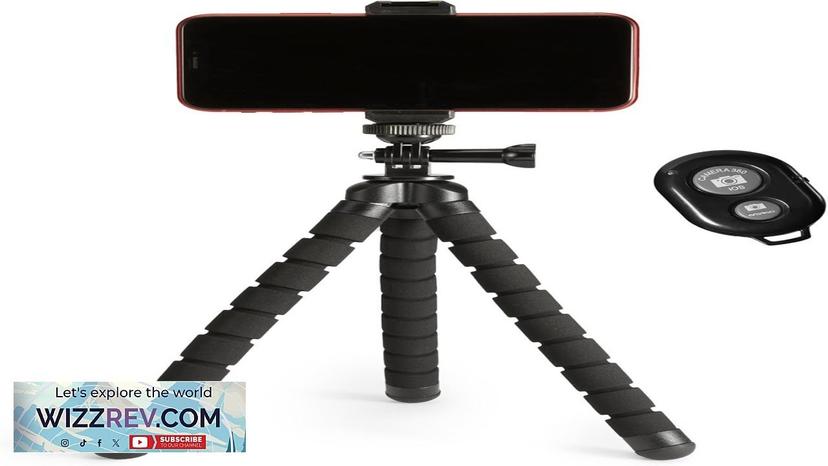 Amazon Basics Portable and Flexible Tripod with Wireless Remote and Smartphone Clamp Review