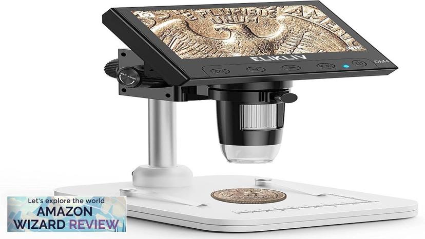 Elikliv Microscope, LCD Digital Coin Microscope 1000x, Coin Magnifier Review