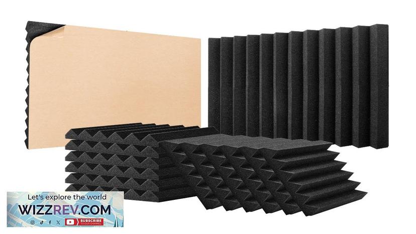 VEVOR Acoustic Foam Panels 24 Pack 12 x 12 x 2 in Review