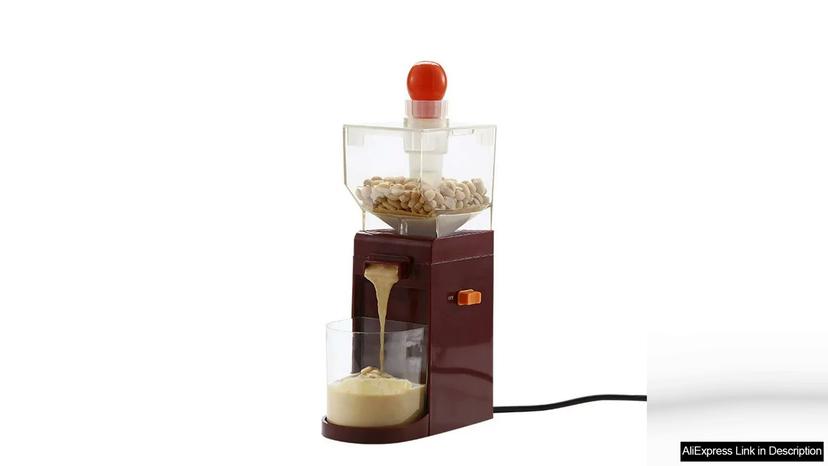 Home Small Peanut Butter Machine Automatic Food Machine Nut Grinding Flower Vitality Review