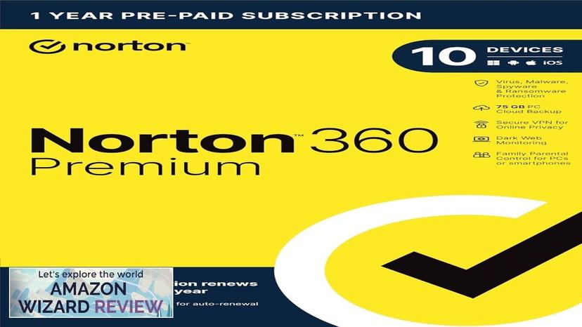 Norton 360 Premium 2024 Antivirus software for 10 Devices with Auto Renewal Review