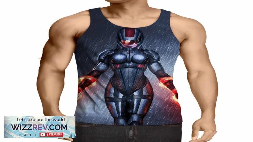 Mass Effect Captain Shepard Dual Laser Blades Trend Tank Top Review