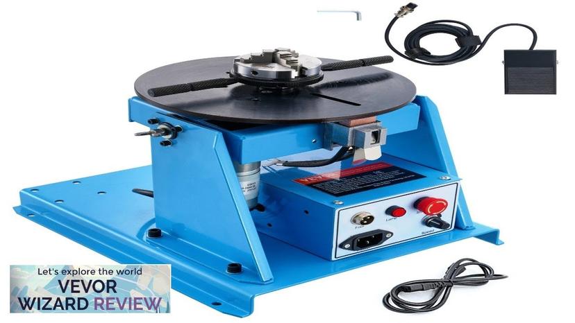 VEVOR Rotary Welding Positioner 10KG 0-90° Welding Positioning Turntable Table with 8.1 Review