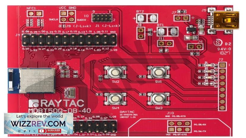 Bluetooth Low Energy Module Development Board MDBT50Q-DB-40 Review