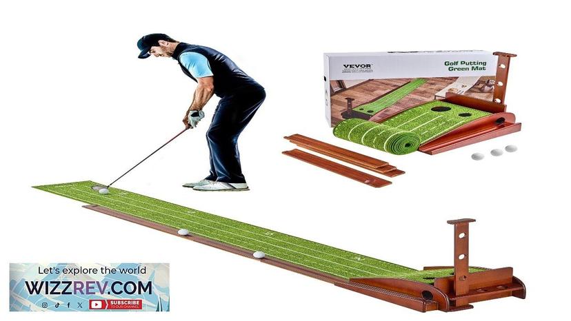 VEVOR 2 Hole Golf Putting Mat Indoor Golf Putting Green Golf Training Review