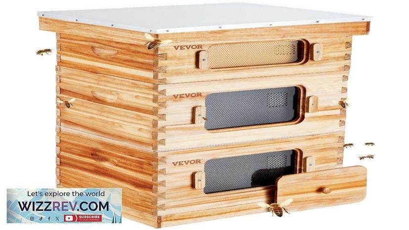 VEVOR Bee Hive 30 Frame Bee Hives Starter Kit Beeswax Coated Cedar Review