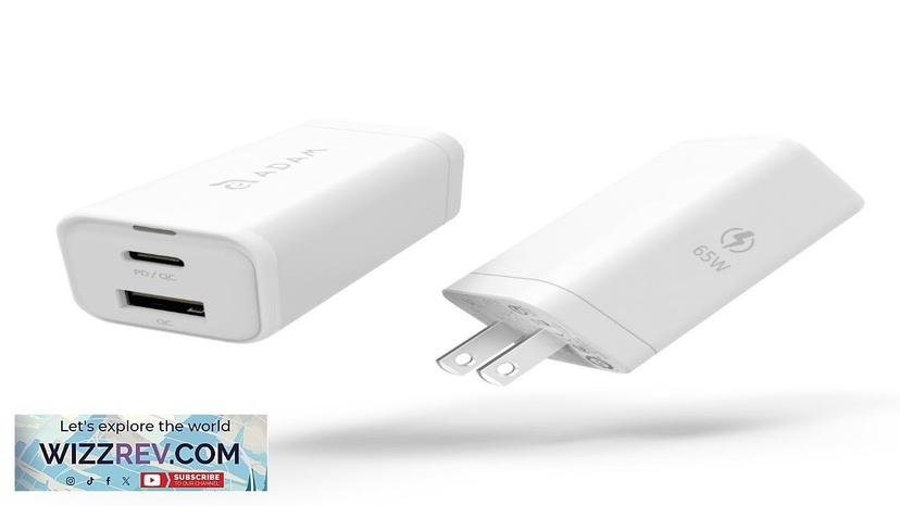 Adam Elements OMNIA X6A PD and QC 65W Compact Wall Charger USB-C Review