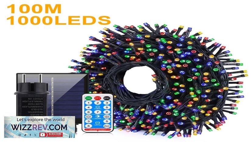 Outdoor Garden Decor Christmas Tree Fairy Lights 10M-100M Waterproof Holiday Led String Review