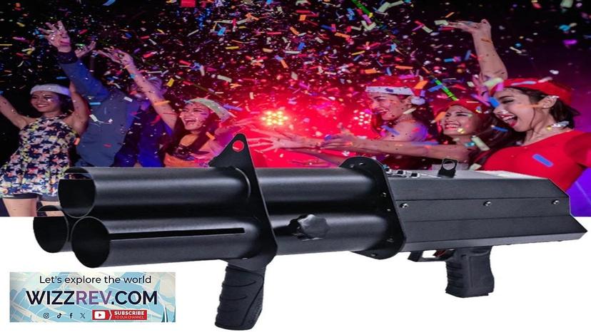 Electronic Salute Gun Rechargeable Electronic Salute Machine Hotel Disco Nightclub Party Review